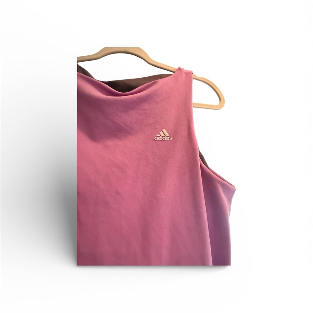 adidas Pink Sleeveless Athletic Tank Top
